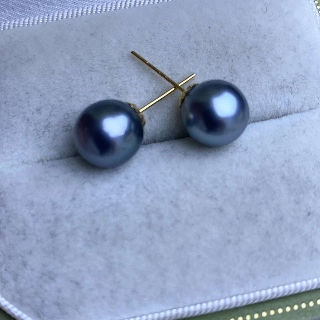 未镶嵌耳饰海水珍珠定制耳钉