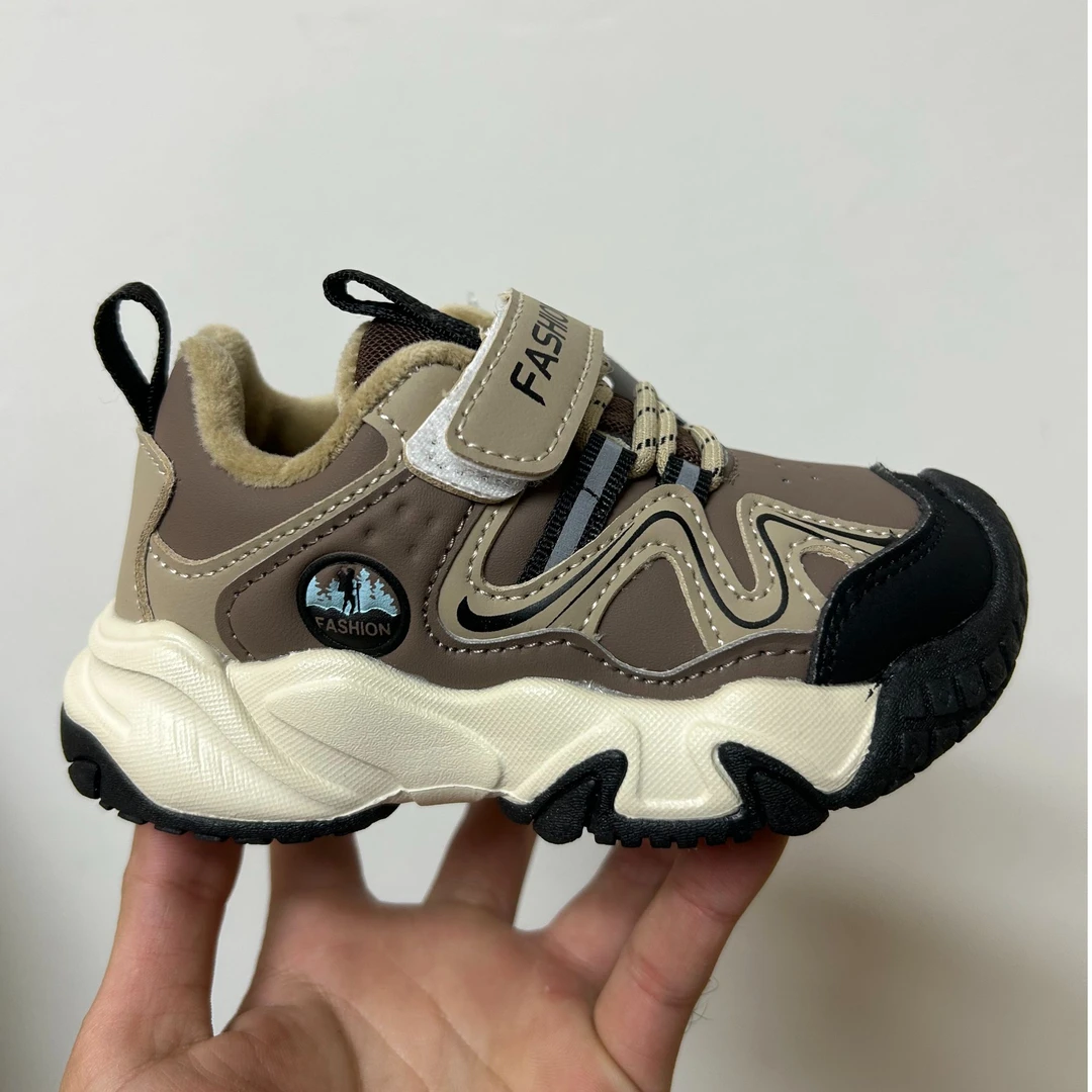 24109全皮面加绒二棉男宝机能鞋