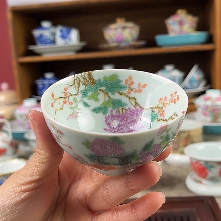 微瑕单杯景德镇陶瓷