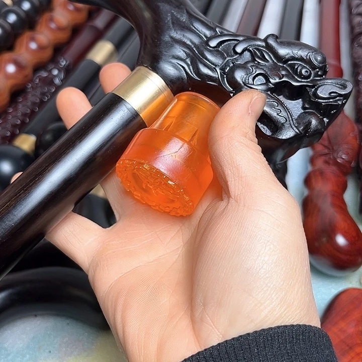 健***。东非黑黄檀（紫光檀）龙头