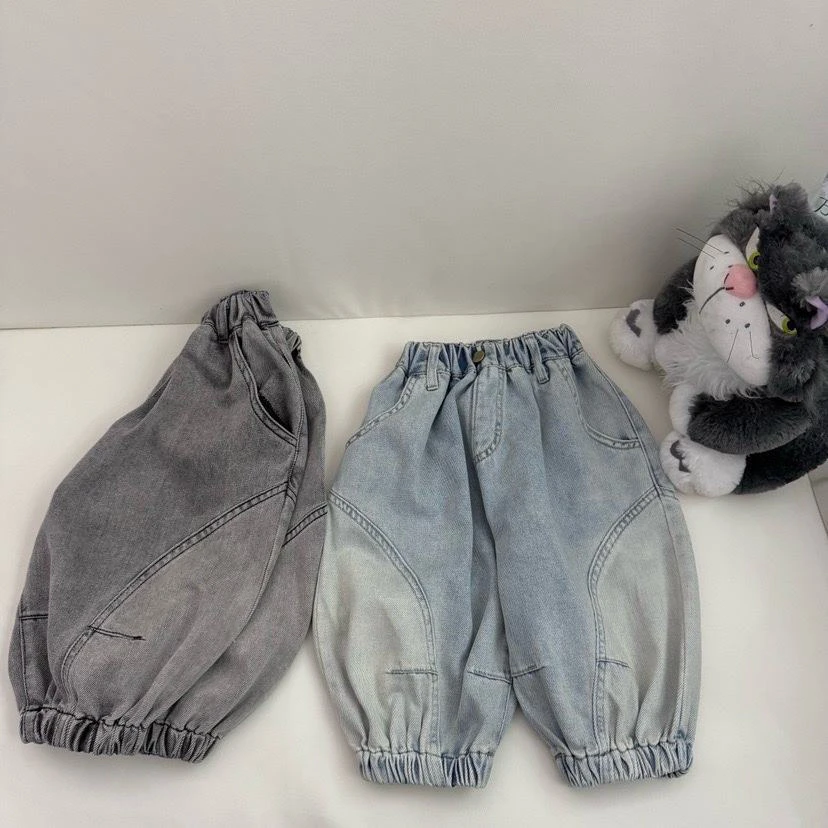 儿童休闲潮款牛仔裤