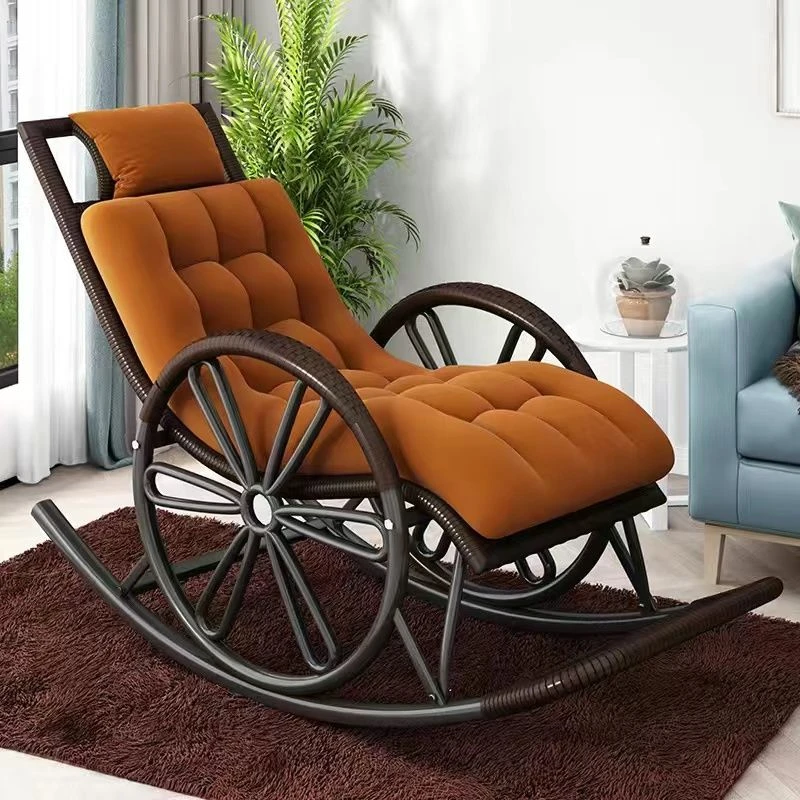 【【优质厂家】家用摇椅休闲摇摇椅创意躺椅大人逍遥椅阳台藤椅网红