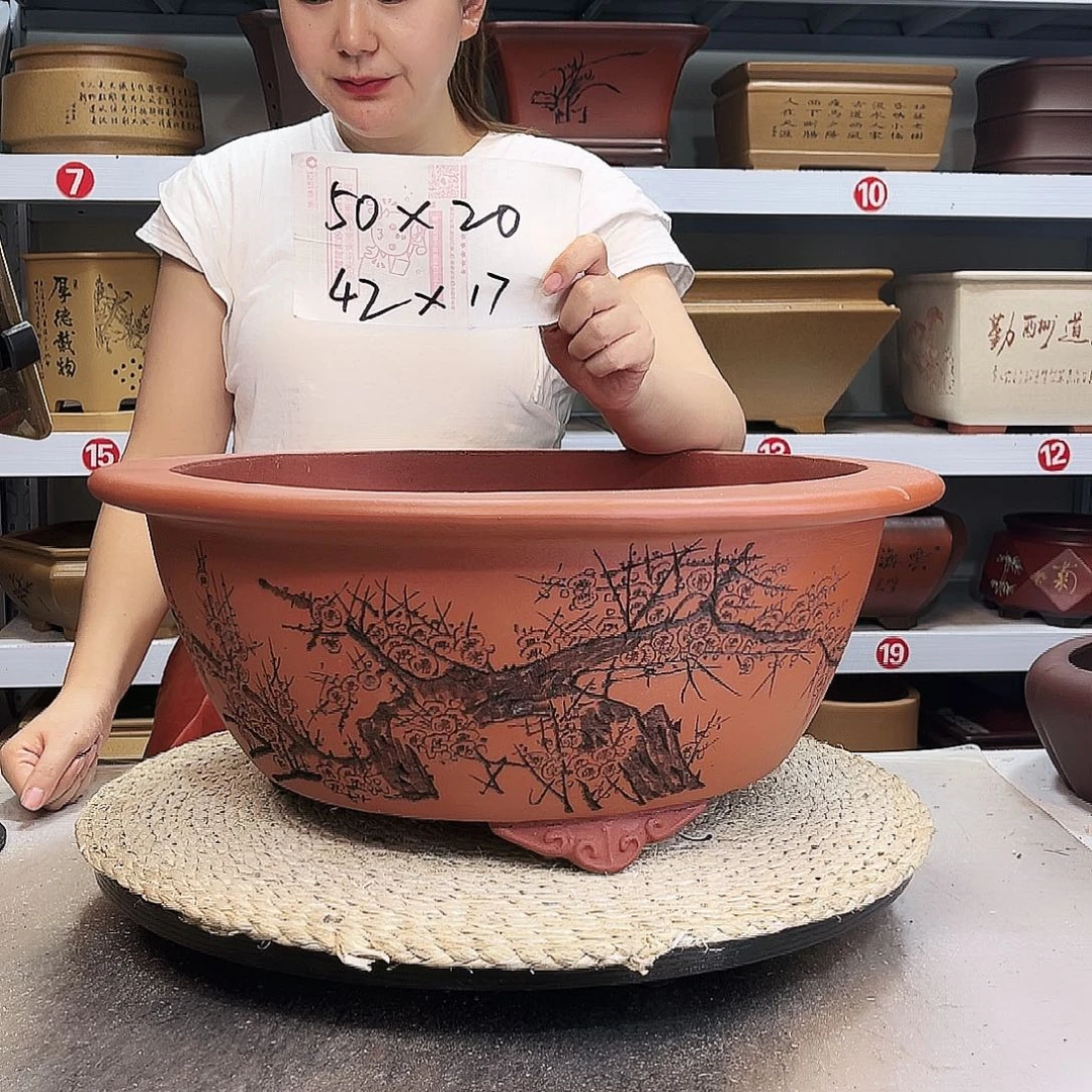 紫砂花盆紫砂花盆