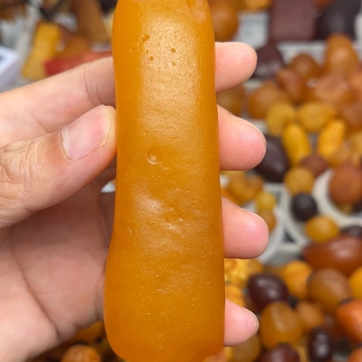 裸石琥珀未镶嵌天然蜜蜡吊坠