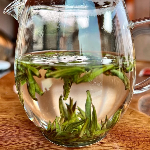 千家寨野生白茶芽尖头春头采紫芽苞清香鲜甜100克袋装