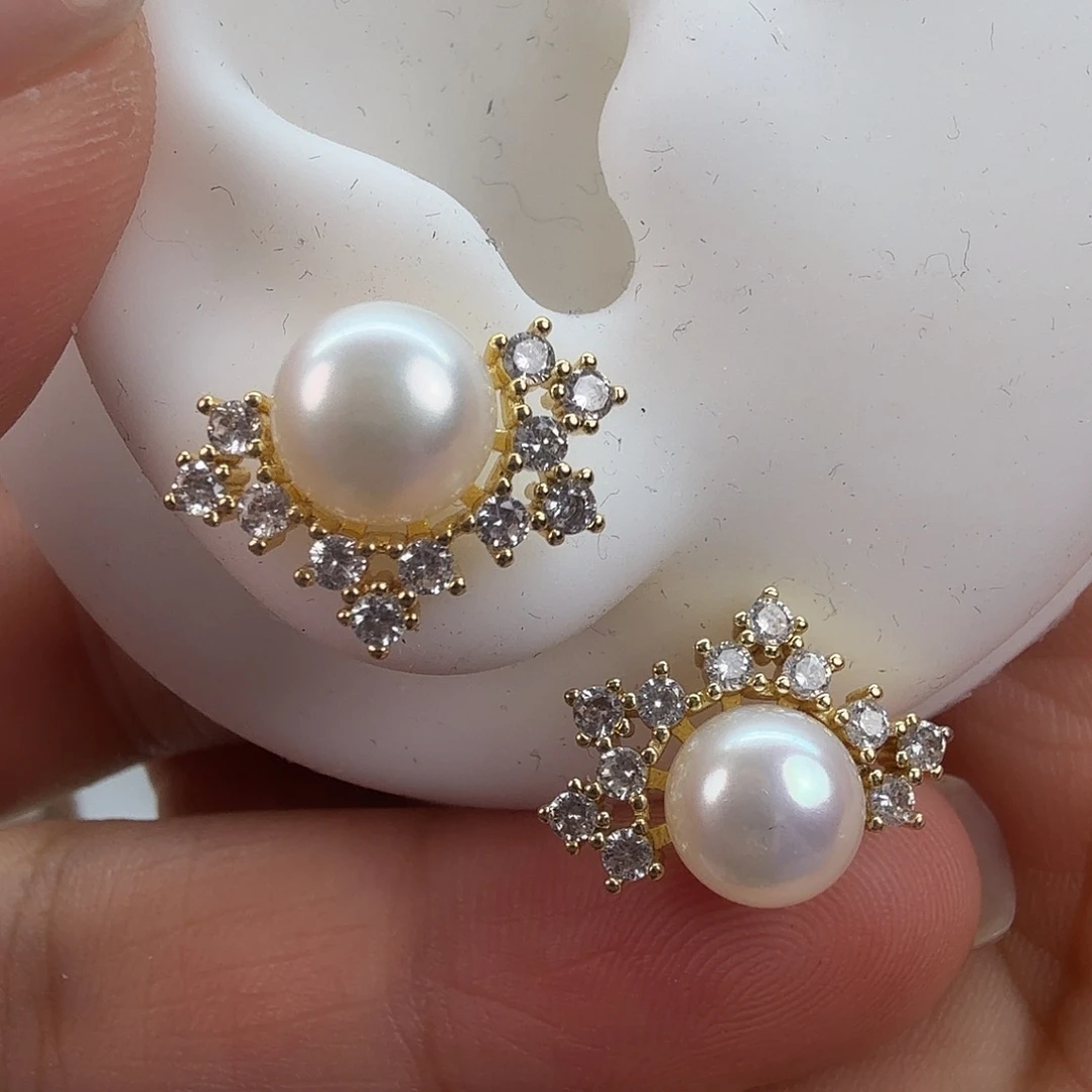 耳饰淡水珍珠未镶嵌