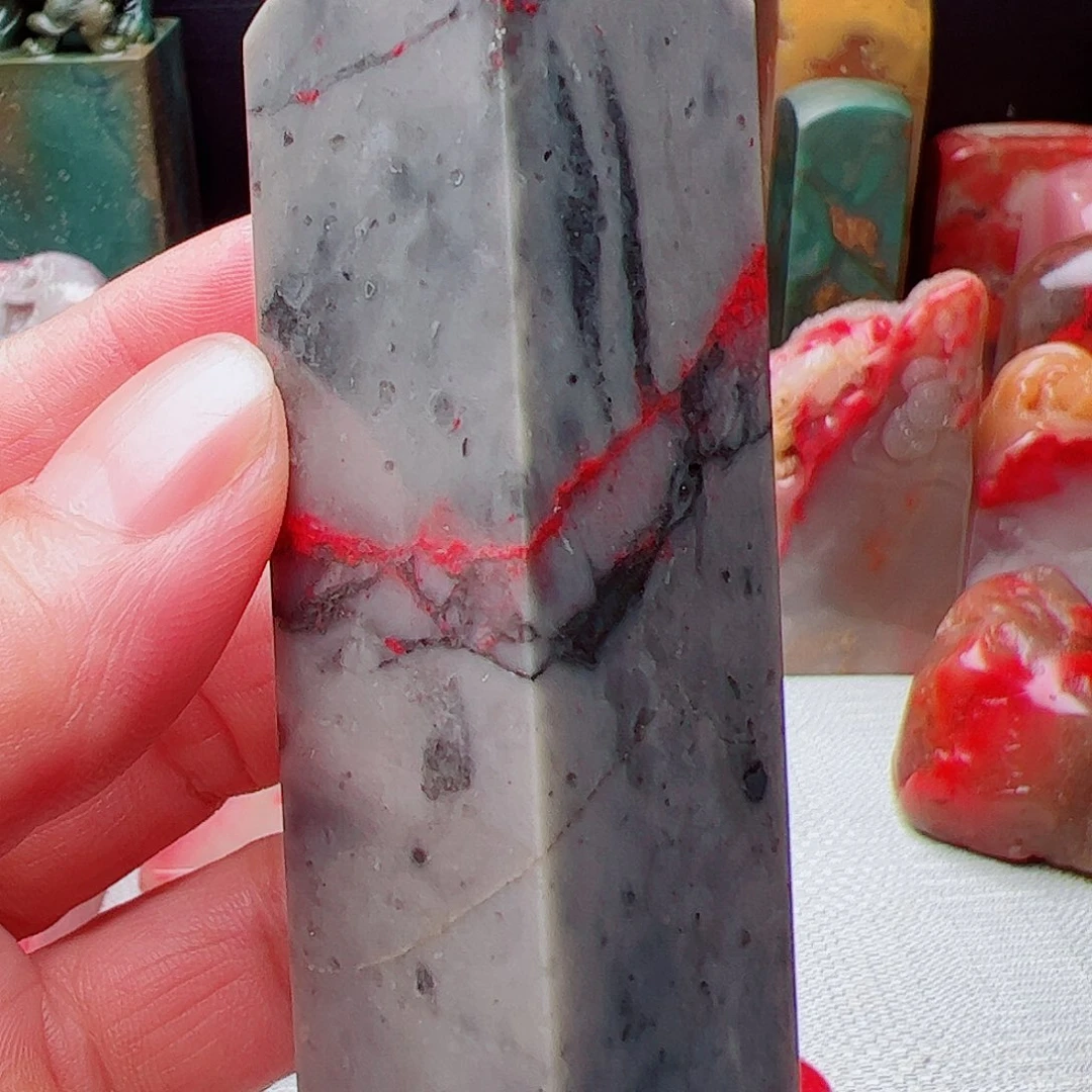 昌化石昌化鸡血石印章