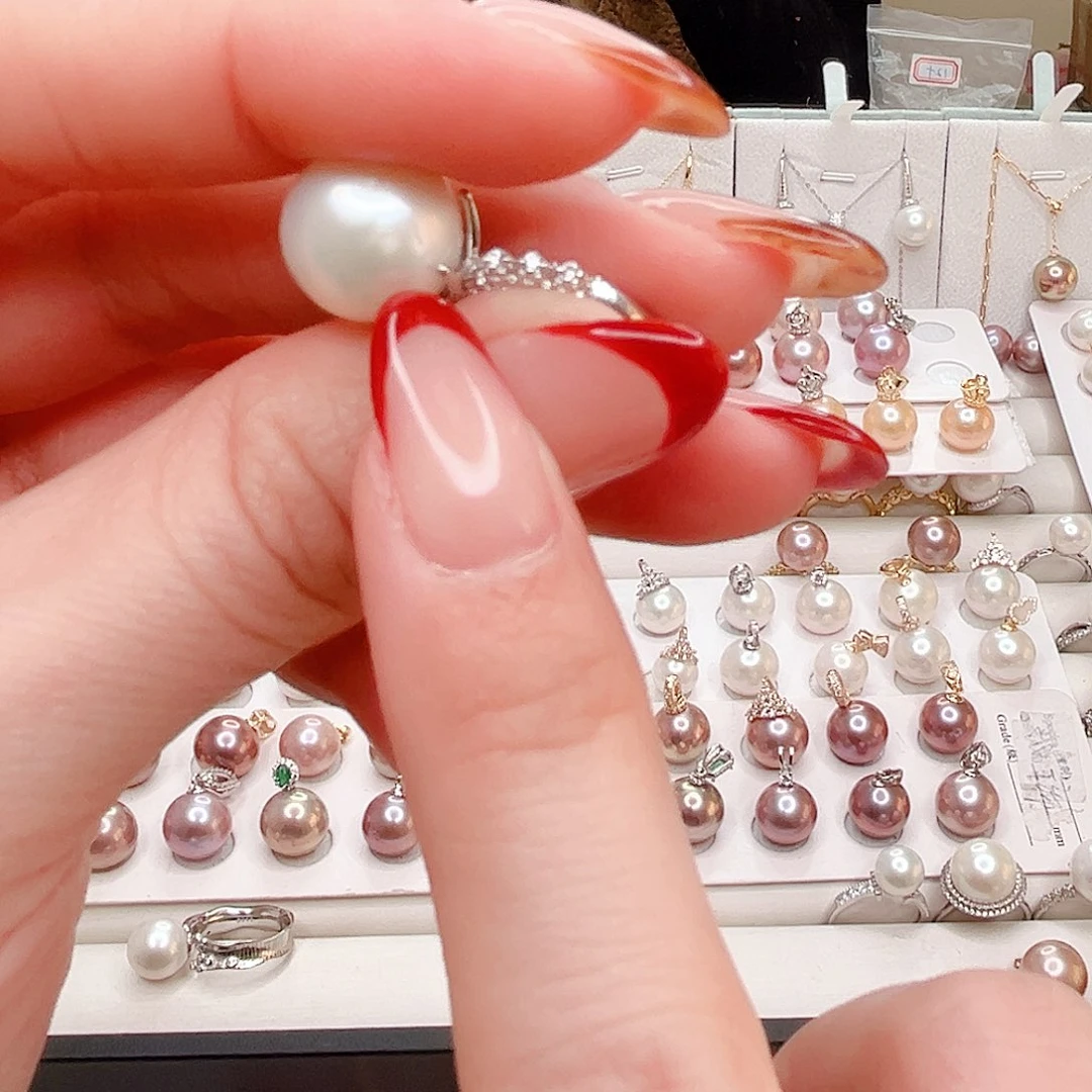 泡***糖合金淡水珍珠吊坠(赠链)