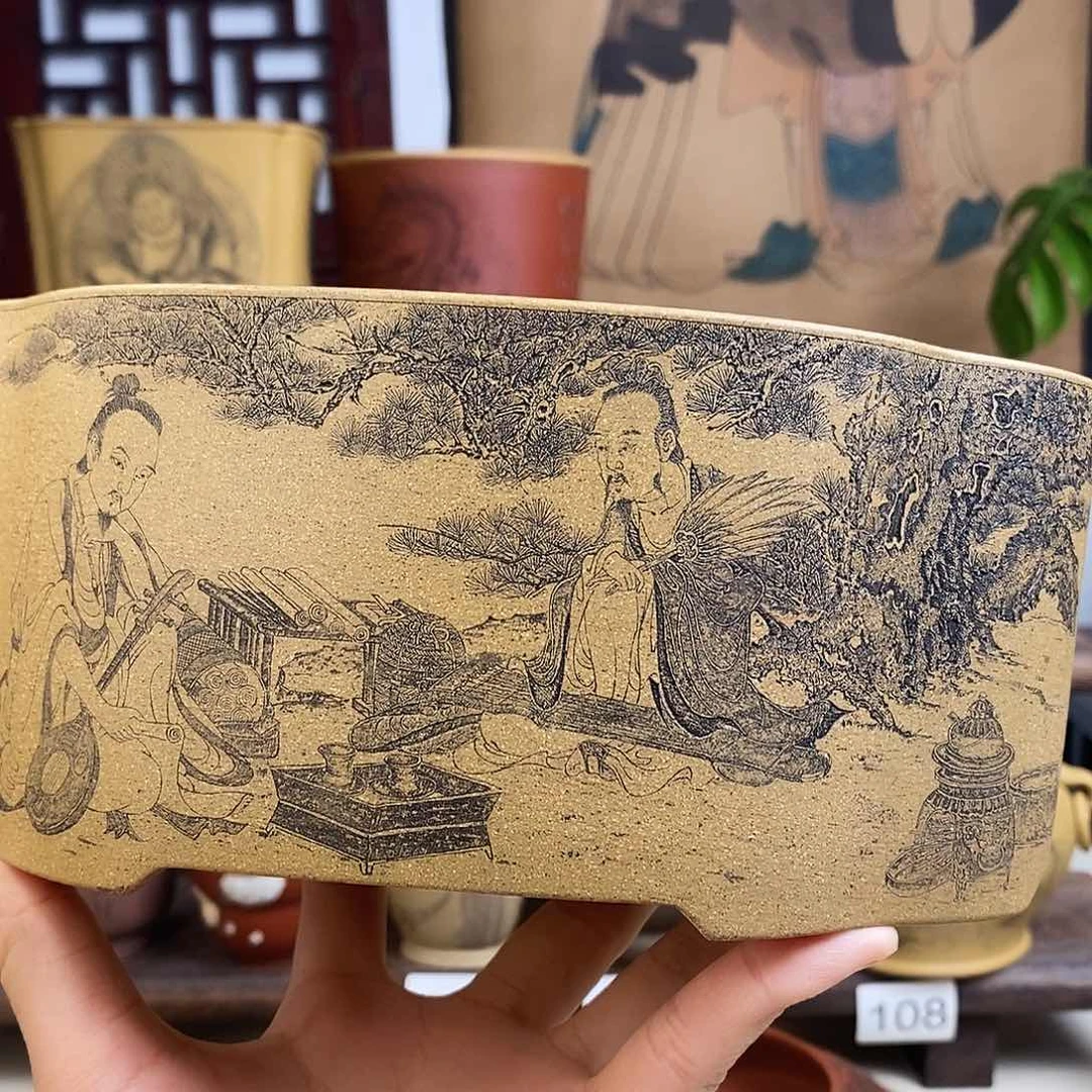 紫砂茶宠作****人紫砂紫砂