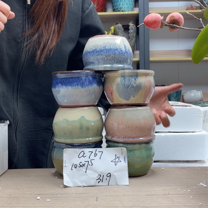 粗陶多肉花盆微瑕767