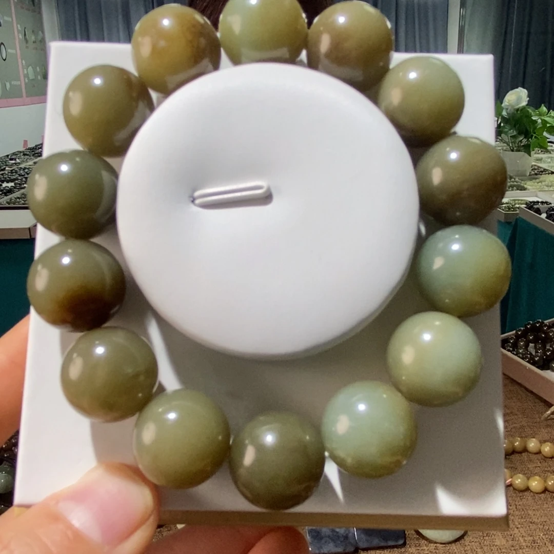 和田玉未镶嵌手链16