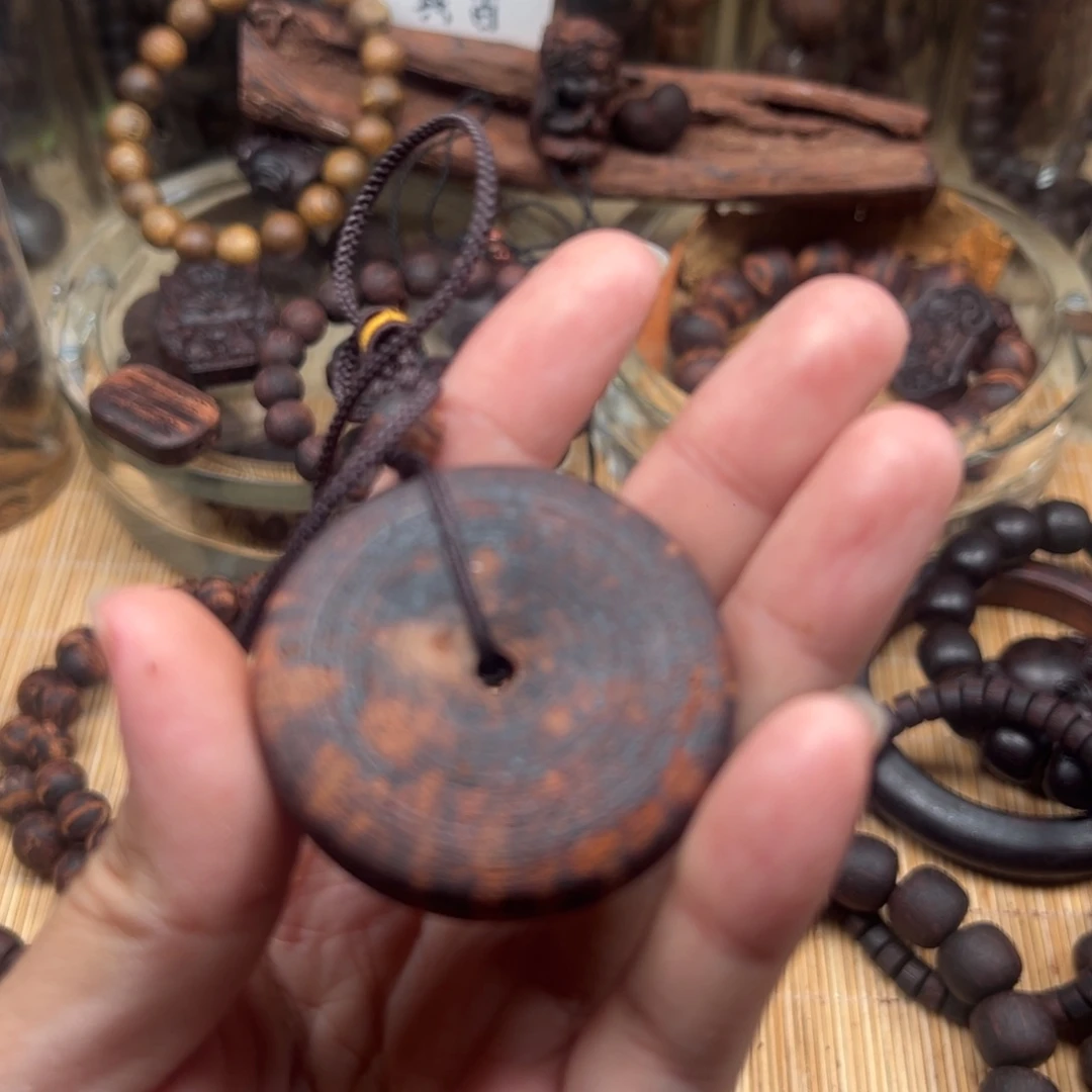 降真香手串/手链黄金甲平安扣