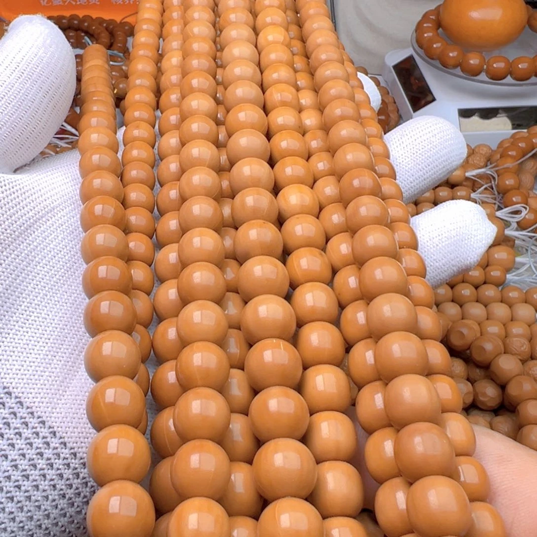 猴头核桃手串黑点油点瑕疵手串