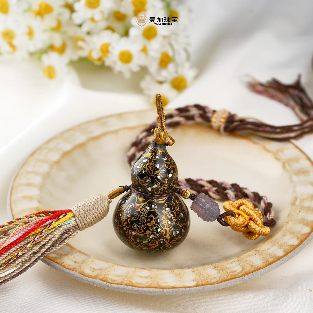壹加师姐｜手工设计大漆葫芦挂多样性发一7483n