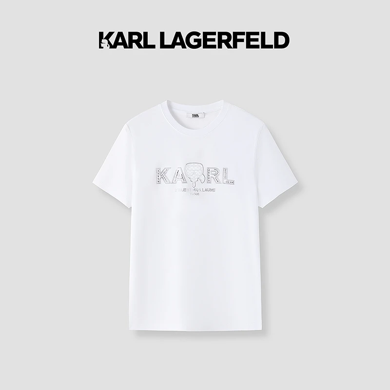 【臻享男装】KARL LAGERFELD卡尔拉格斐新款T恤老佛爷1K1D30602305