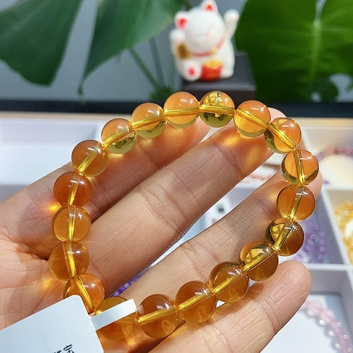 水晶手链未镶嵌黄水晶