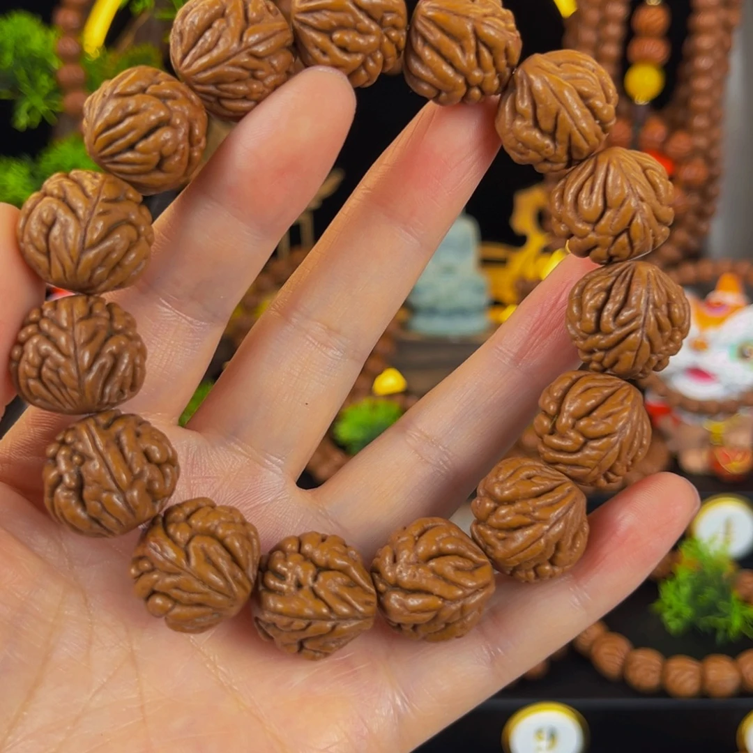 桃核手串秦岭野生桃核手串