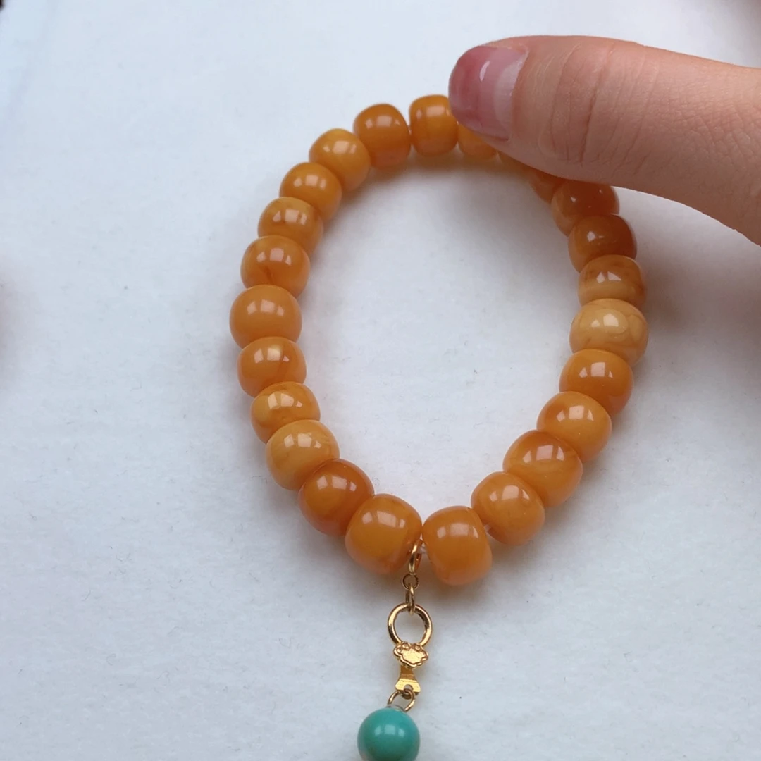 绿松石18K金镶嵌绿松石