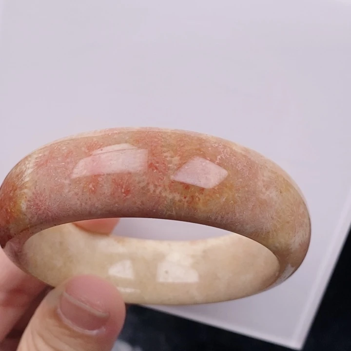 未镶嵌手镯硅化玉53