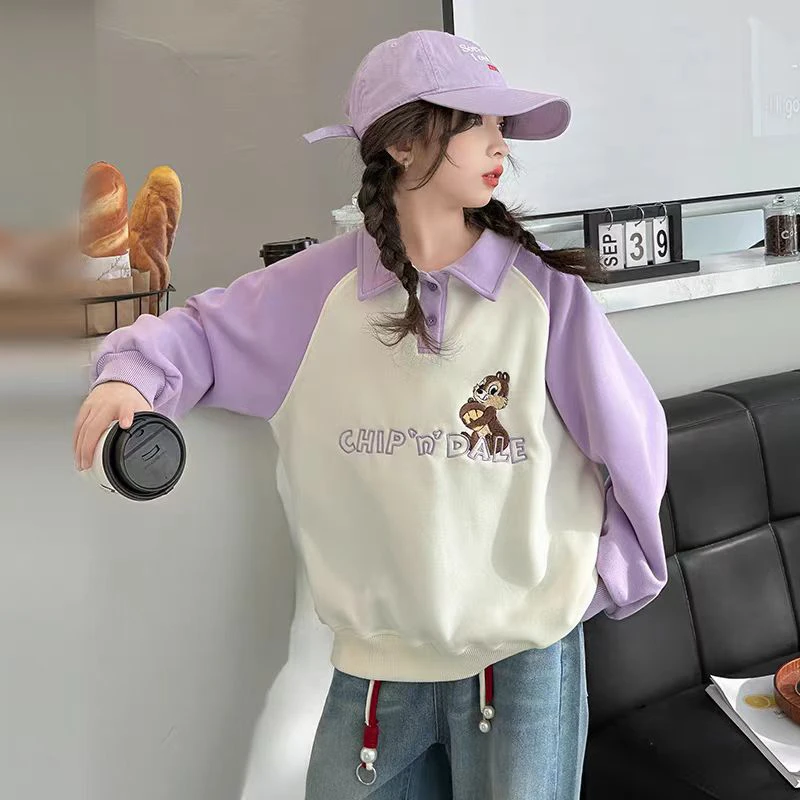 念希麻麻   大童领子卫衣