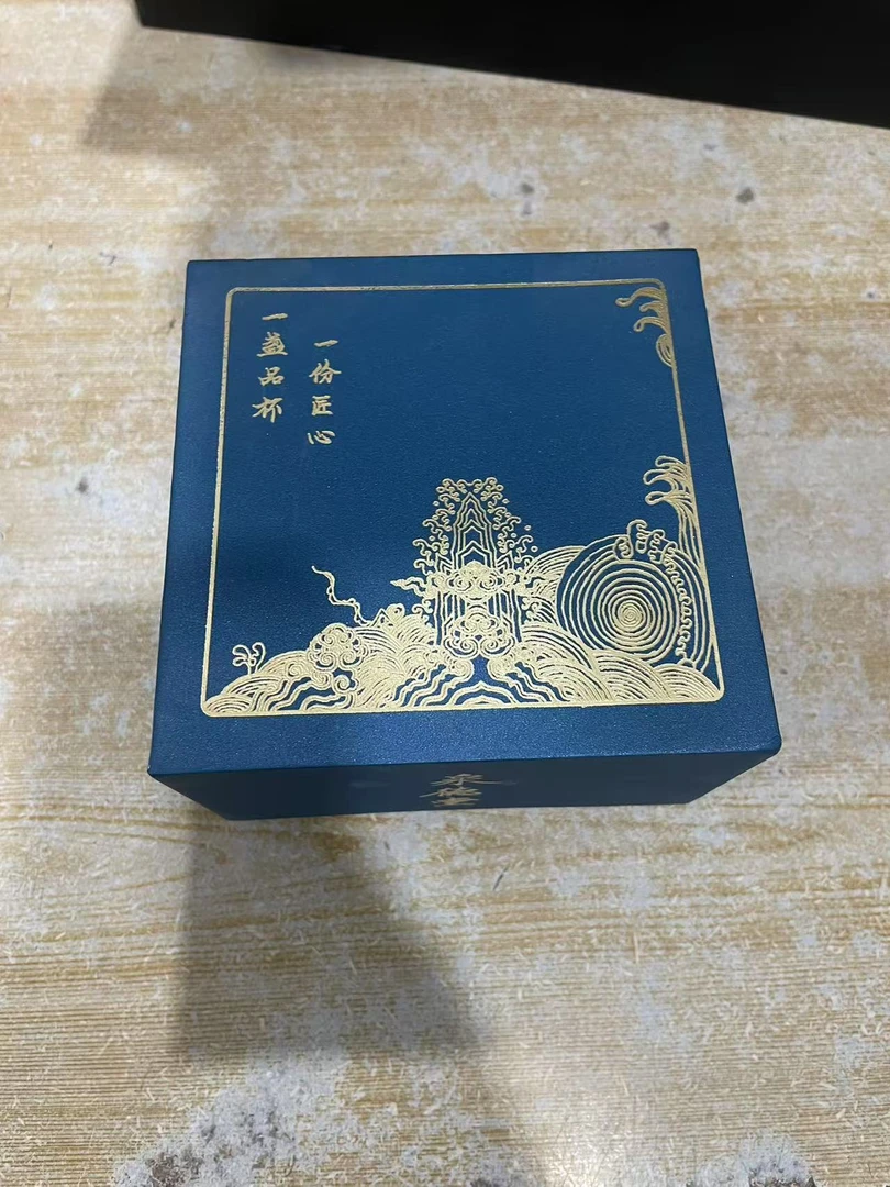高端泉德堂花瓣葵口主人杯自用送礼【无礼盒装】