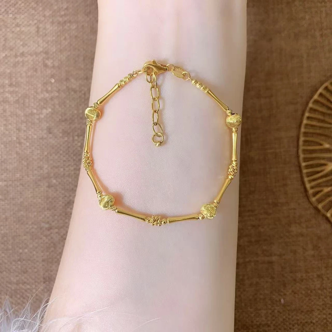 【伟新源】足金999 5G工艺 猫眼硕果手链4.47克（16+3cm）