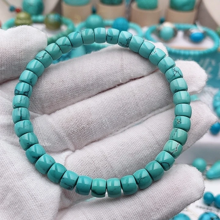 未镶嵌绿松石6.5m m