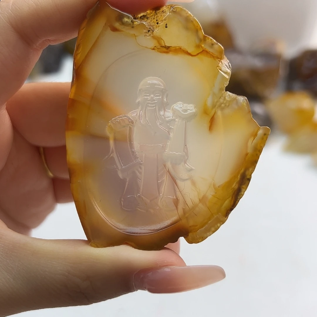 玛瑙/玉髓未镶嵌项链