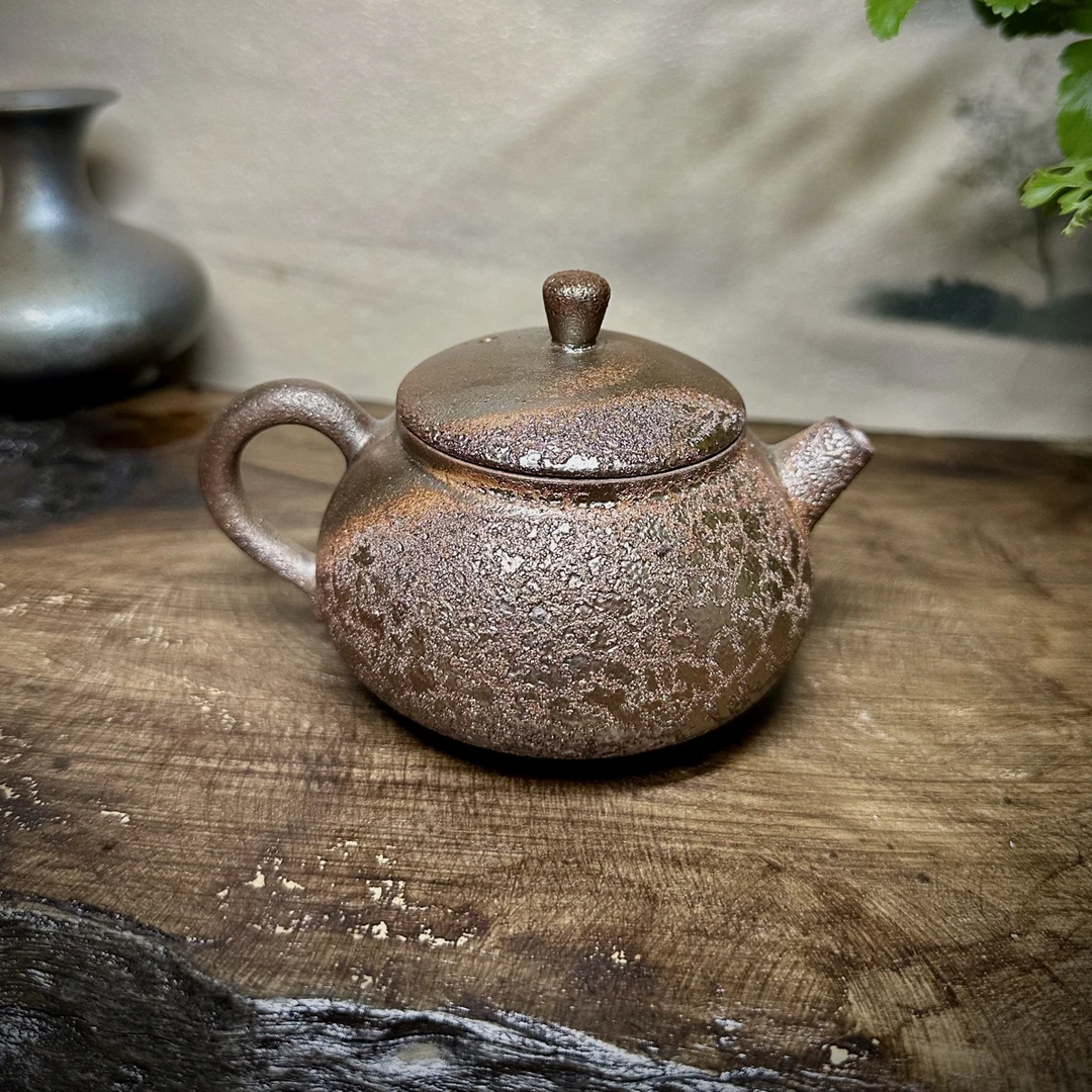云南建水紫陶紫泥柴烧壶 180cc