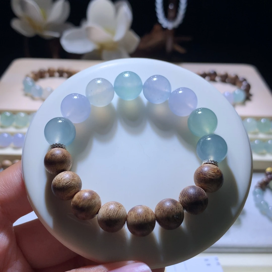 散珠翡翠冰马卡龙配色