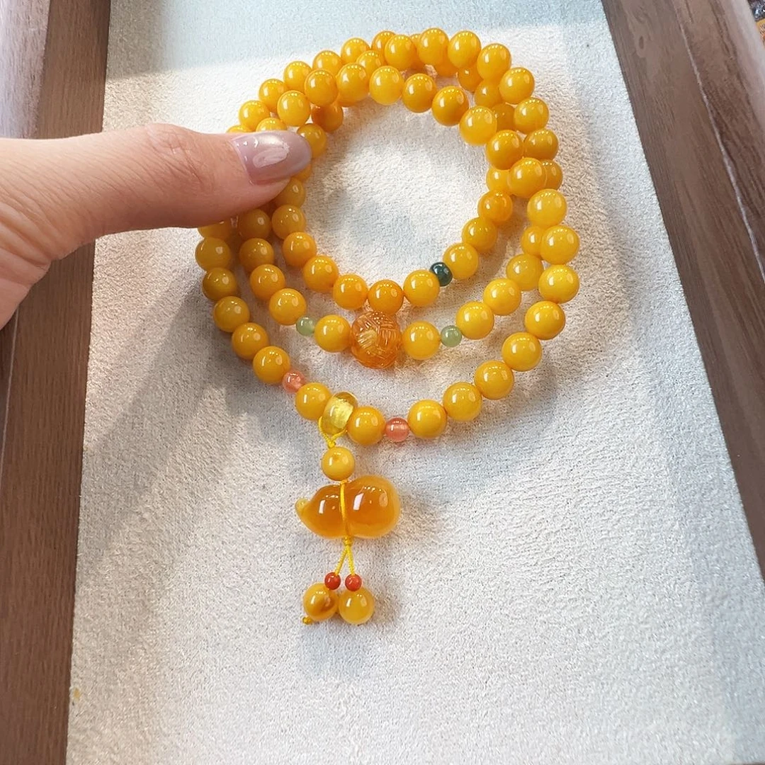 手链蜜蜡未镶嵌蜜蜡7.1mm
