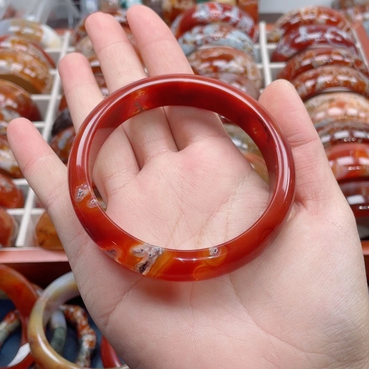 玛瑙/玉髓手镯未镶嵌那***芳64.6