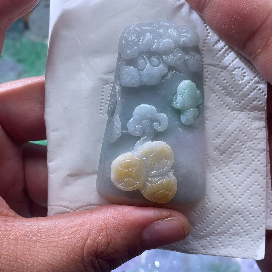 颈饰未镶嵌翡翠翡玉缘翡翠