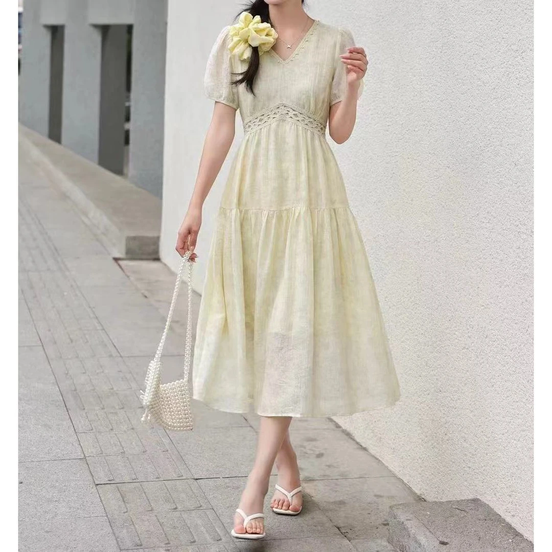 『时尚连衣裙S』时尚气质百搭连衣裙8159