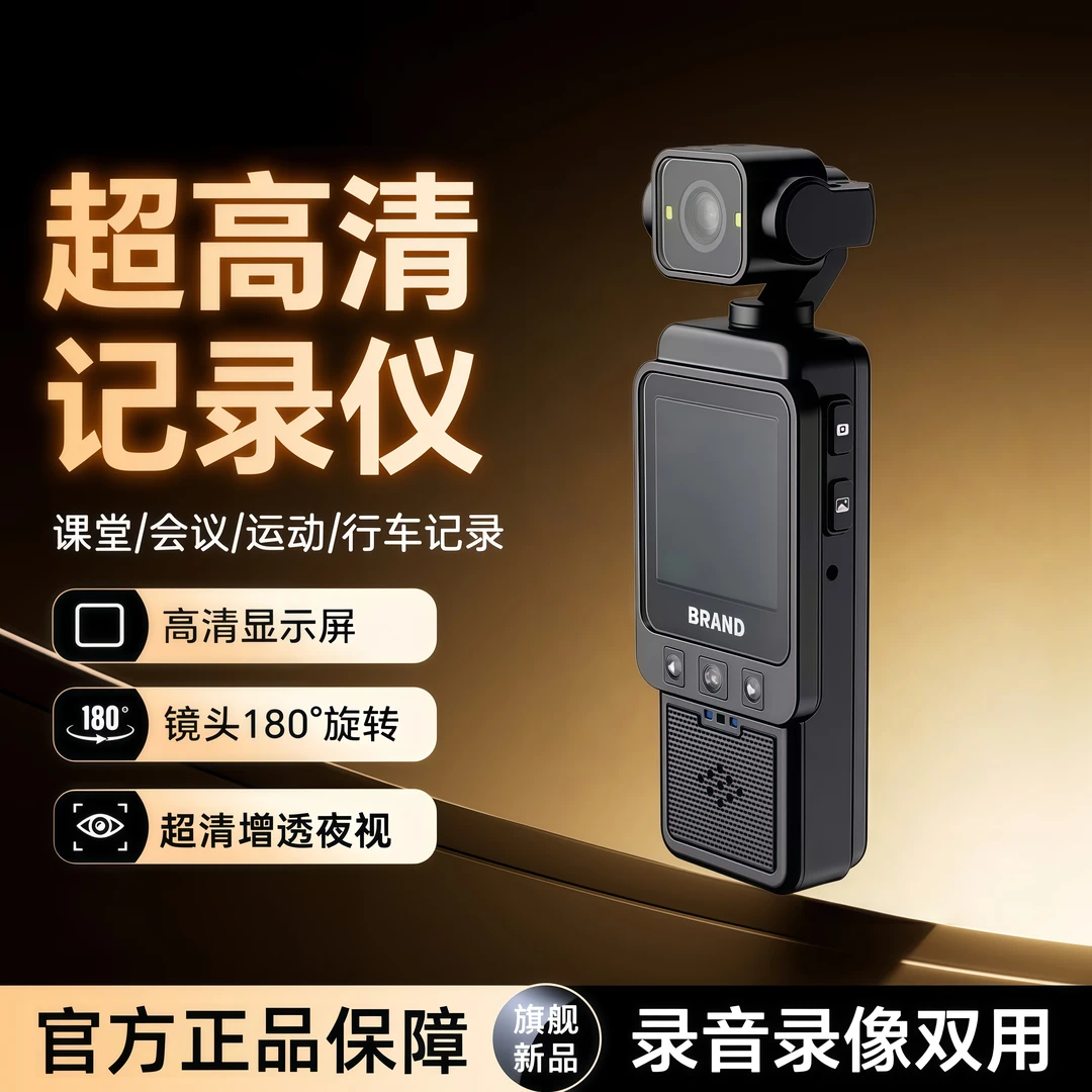 【新品】随身vlog拍摄神器全景运动相机高清防抖Vlog摩托骑行记录仪