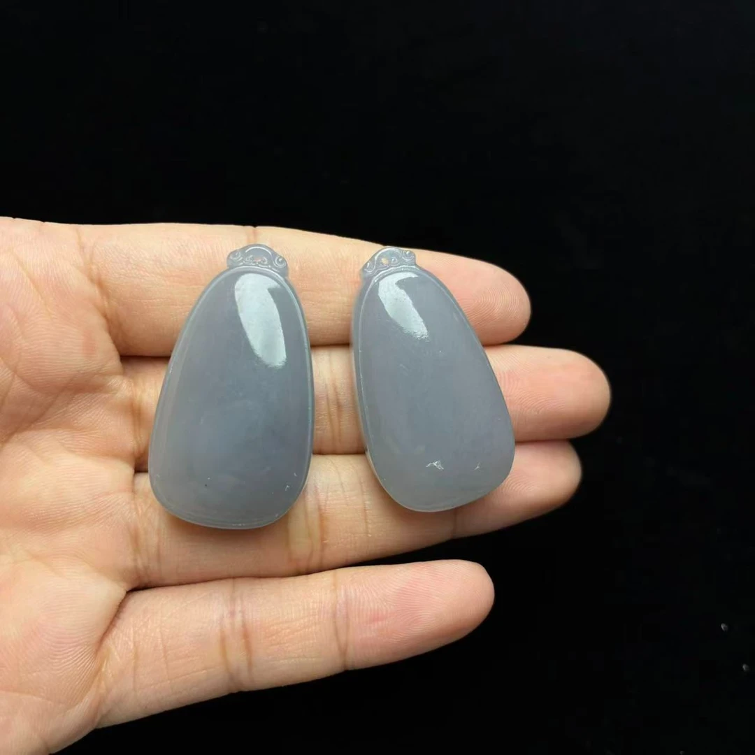 和田玉面包牌吊坠【小北珠宝质检】ZJH49Z77多样性发一