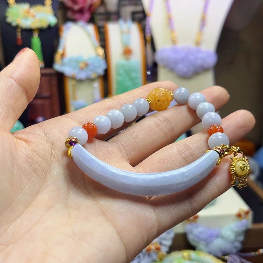 翡翠未镶嵌颈饰天然翡翠