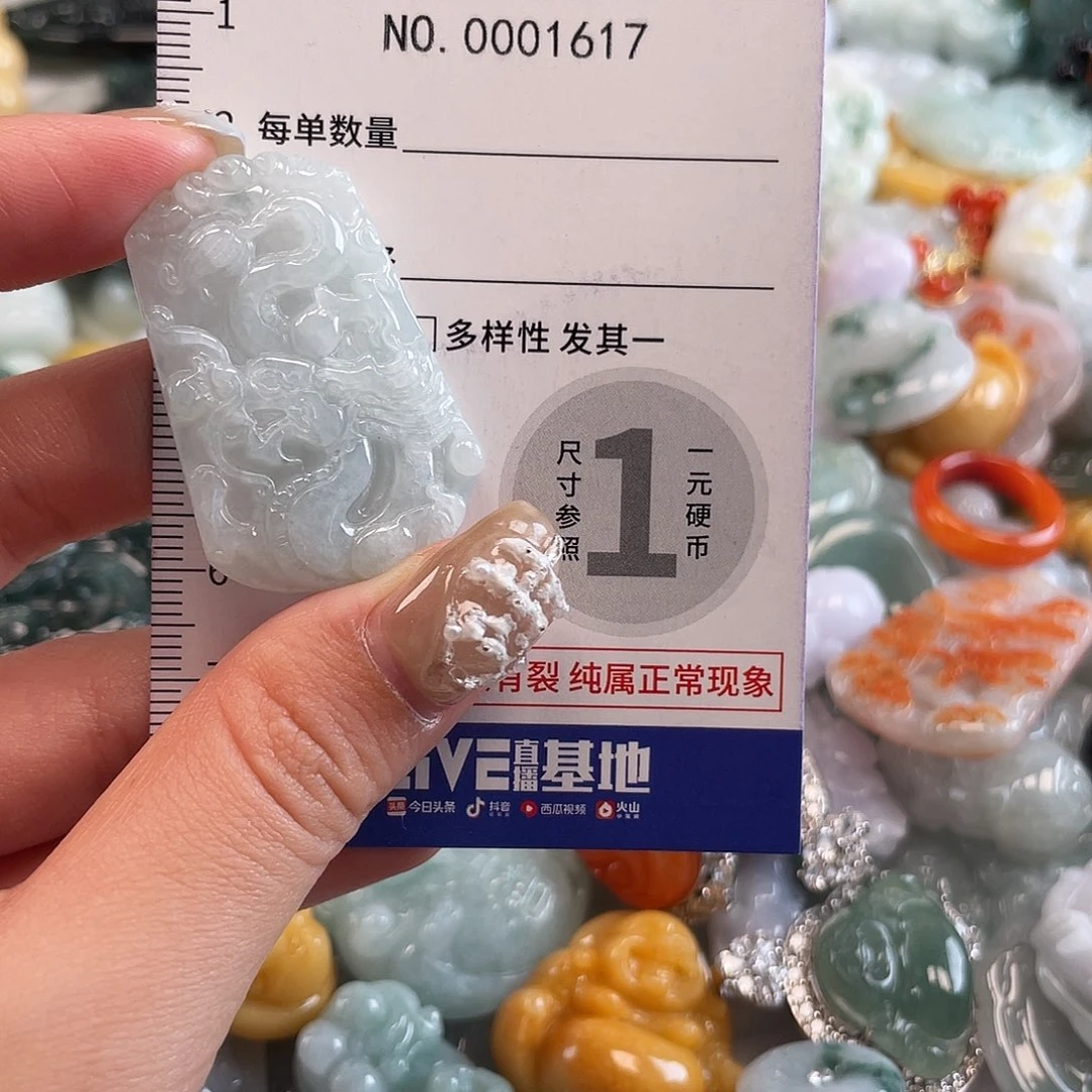 翡翠未镶嵌颈饰1617
