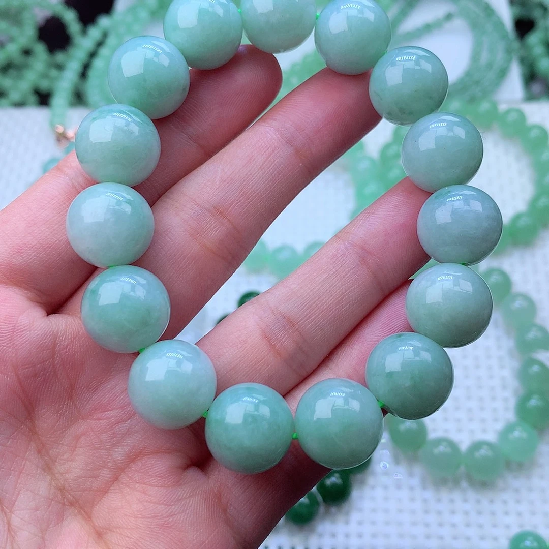 翡翠未镶嵌毛衣链