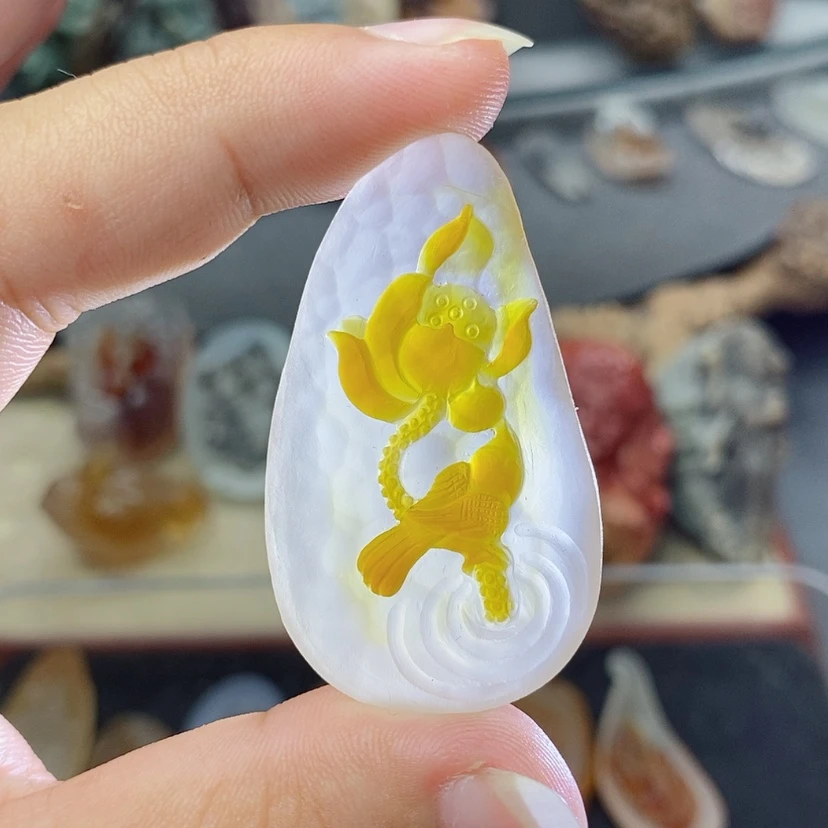 【闪购商品】未镶嵌定制石英质玉吊坠