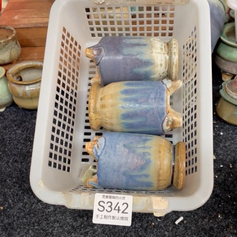 紫砂花盆微瑕342口径4.5左右