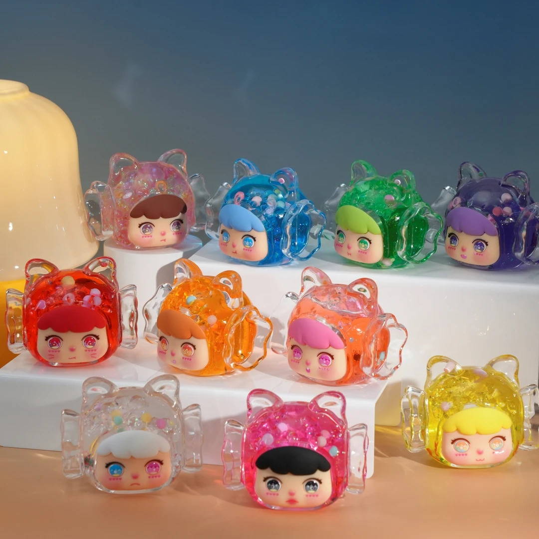 20成团【碎冰糖果女孩】10个颜色桌面摆件