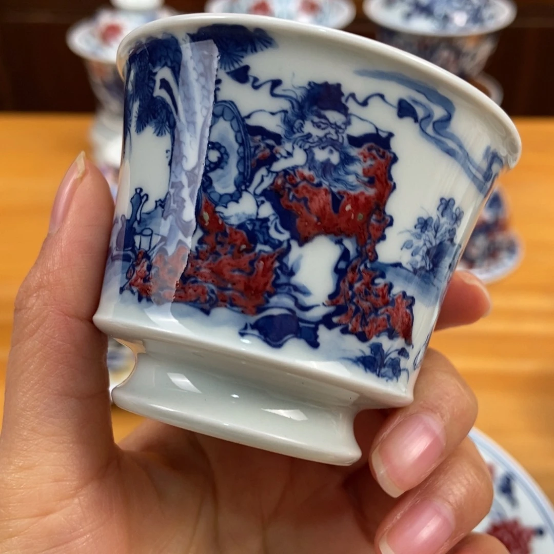 手绘现代茶具非古董核**空