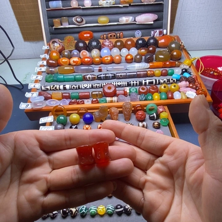 玛瑙/玉髓未镶嵌巴西玛瑙饰品桶珠