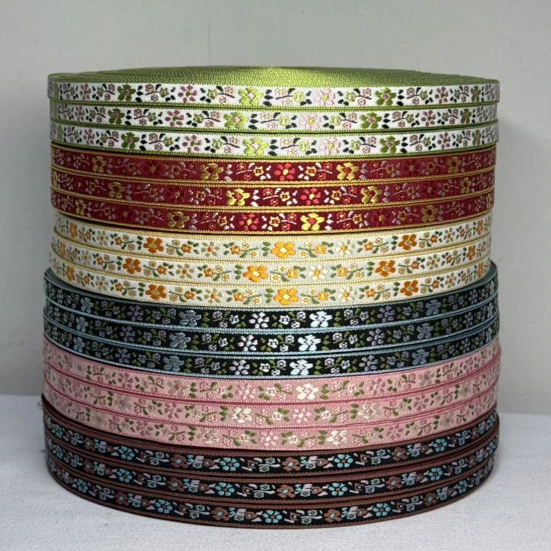 0.8cm宽少数民族风国风刺绣汉服领口袖口花边服装辅料手工diy头饰