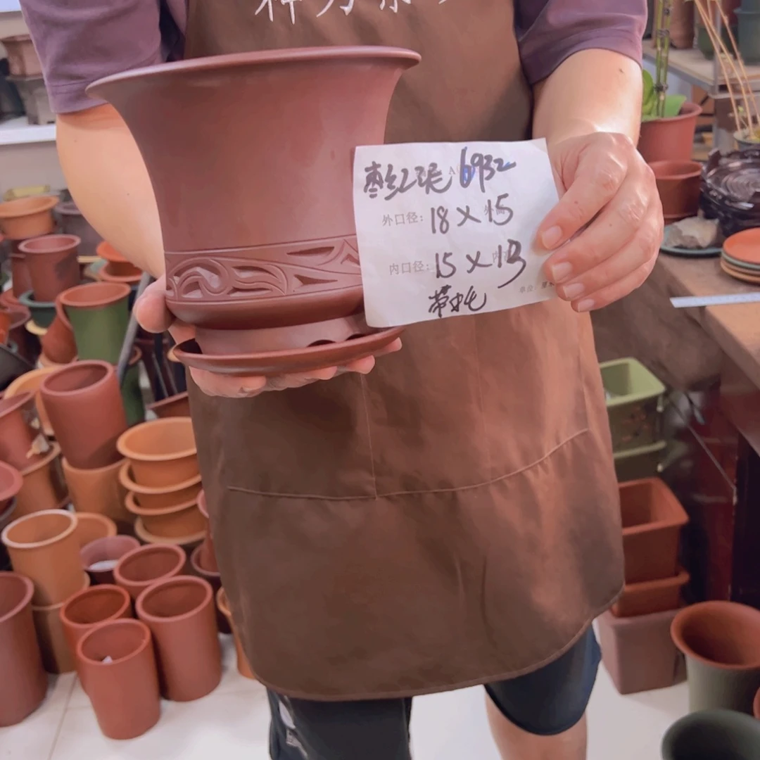 紫砂花盆紫砂花盆