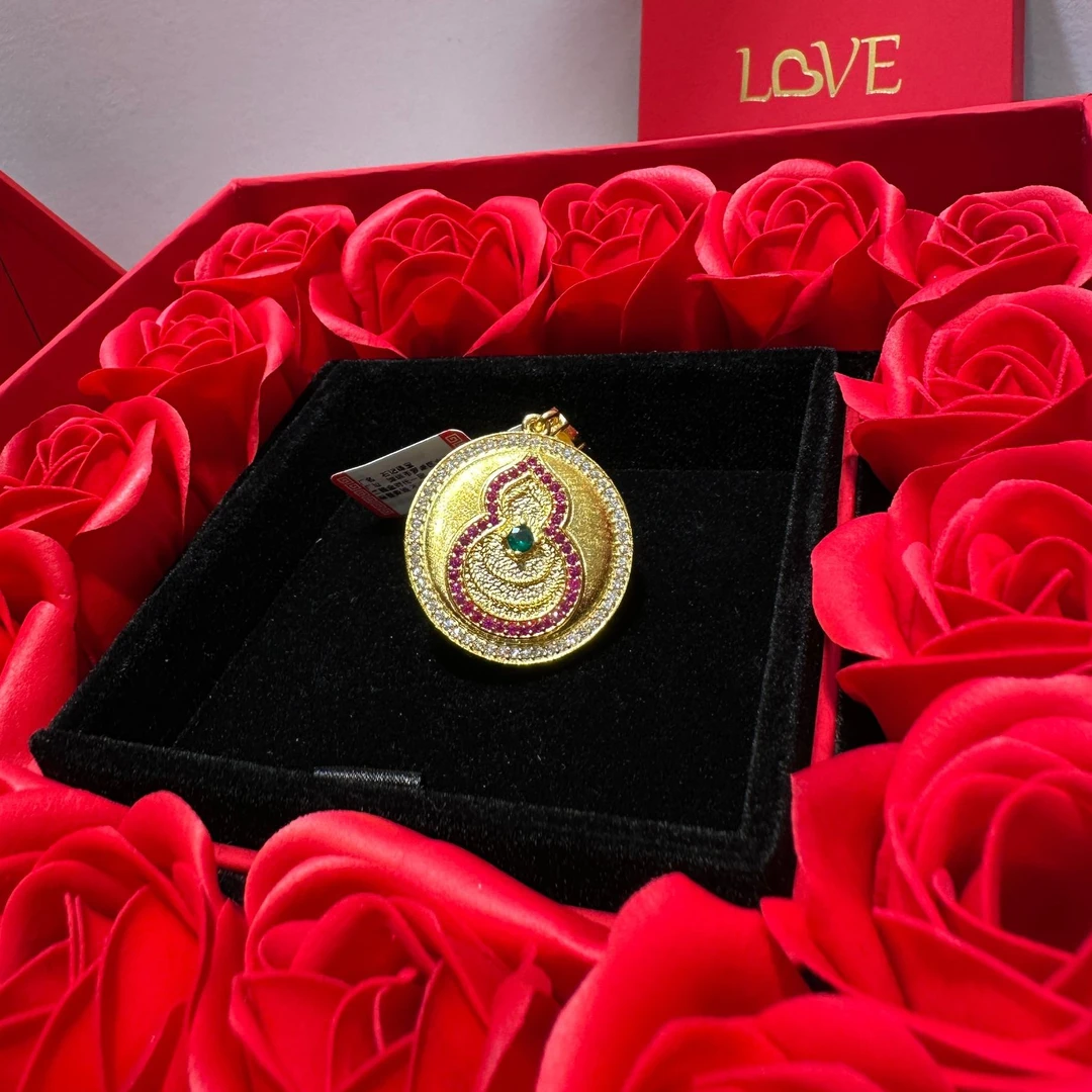 足银银制品 0916131430葫芦吊坠