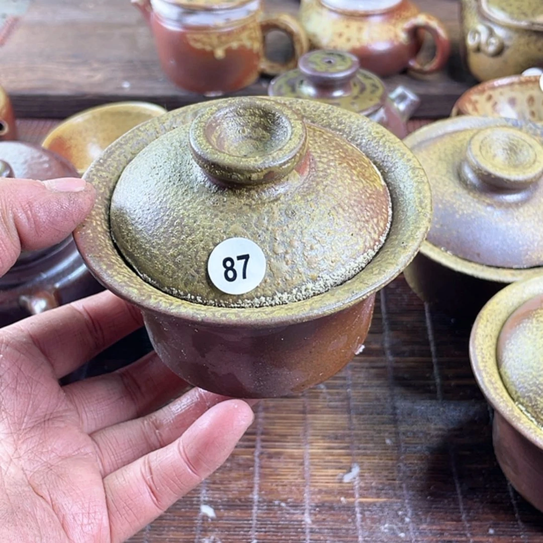 【闪购商品】搏**练柴烧盖碗200毫升福利