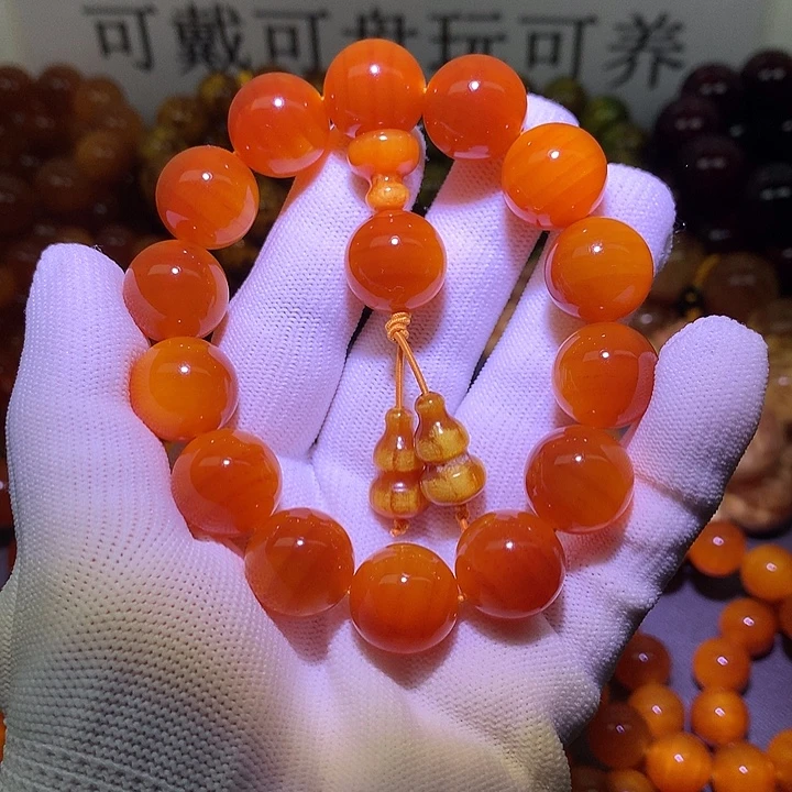 手串/手链松木（琥珀木）1.6 包浆高货