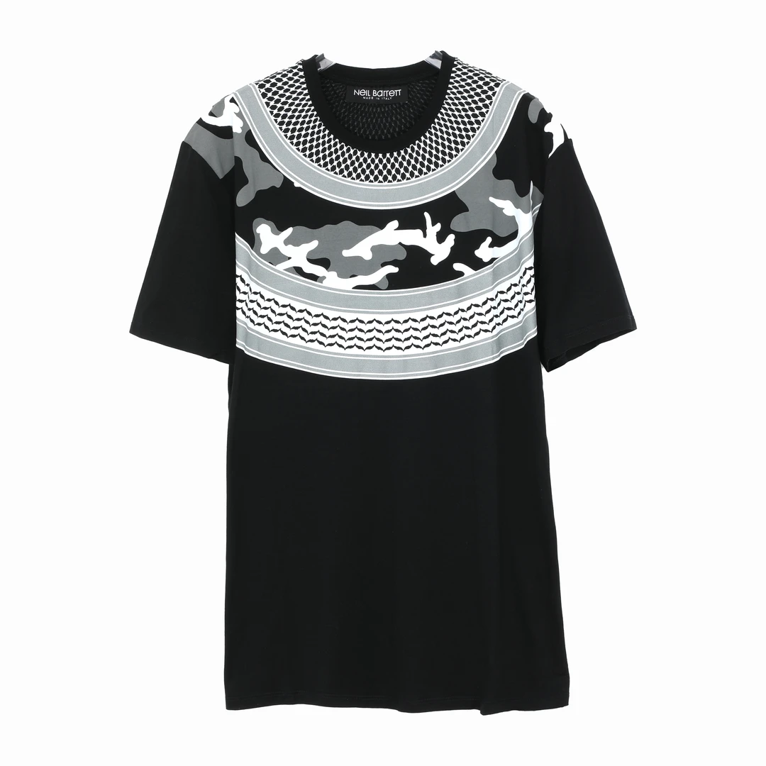 未使用  NEIL BARRETT 男士纯棉短袖 BJT82S A535S